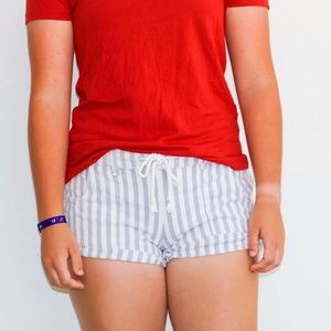 grey striped O’Neill cotton shorts